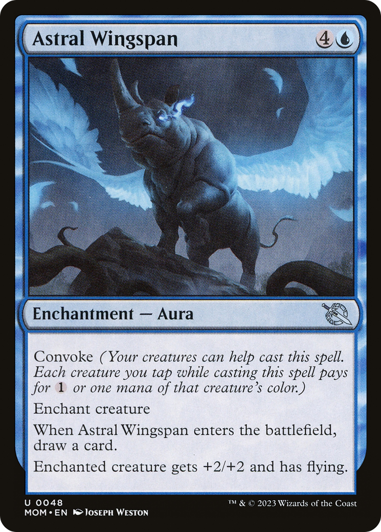 Astral Wingspan (MOM-048) [March of the Machine] MTG Single Wizards of the Coast