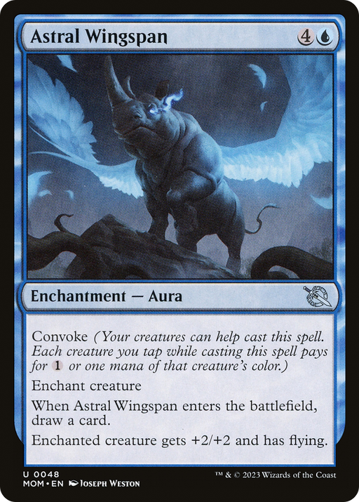 Astral Wingspan (MOM-048) [March of the Machine] MTG Single Wizards of the Coast