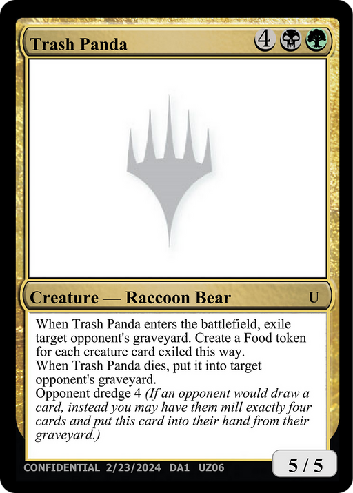 Trash Panda (UNK-UZ06) [Misc] Unknown Event MTG Single Wizards of the Coast