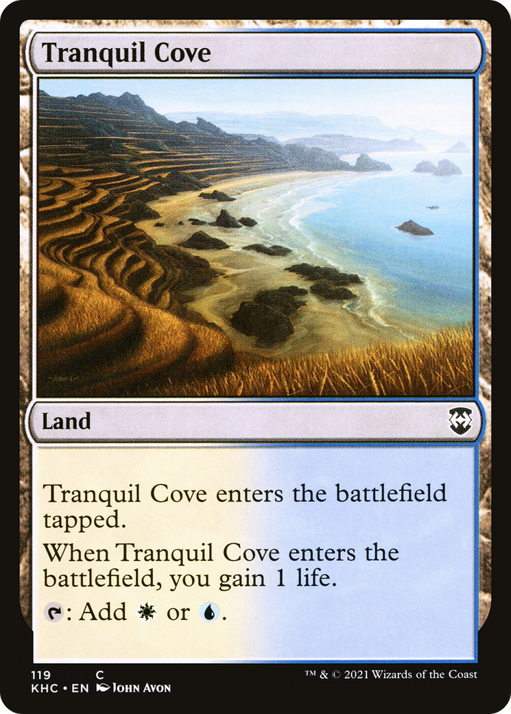 Tranquil Cove (KHC-119) [Kaldheim Commander] MTG Single Wizards of the Coast