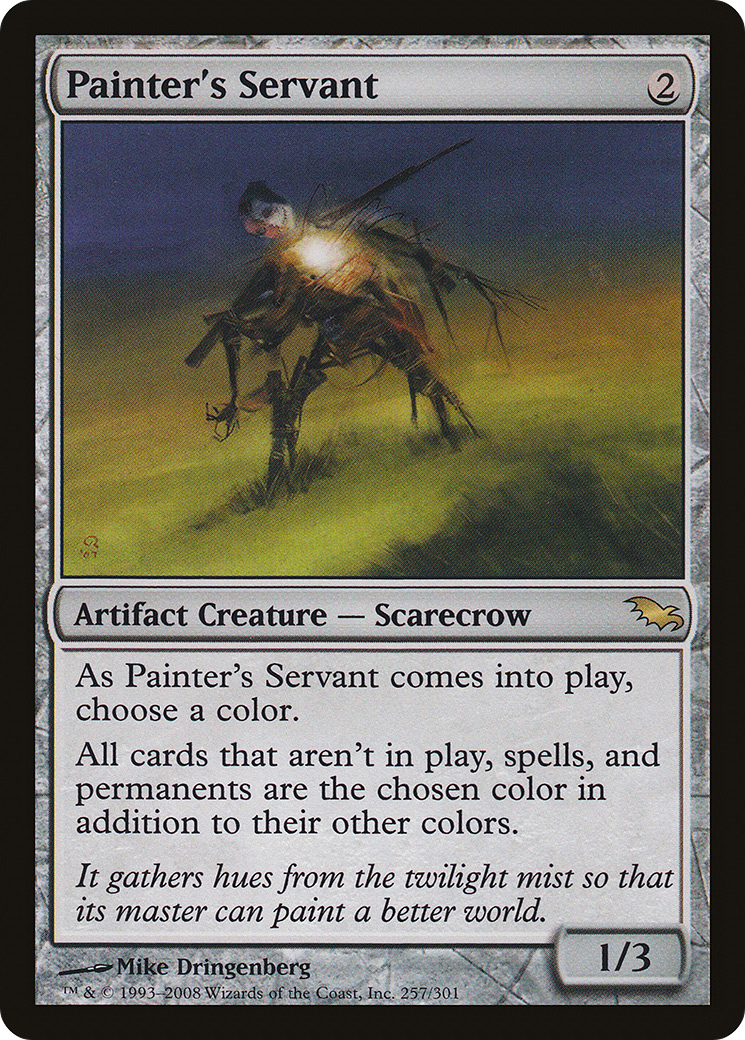Painter's Servant (SHM-257) [Shadowmoor] Foil MTG Single Wizards of the Coast