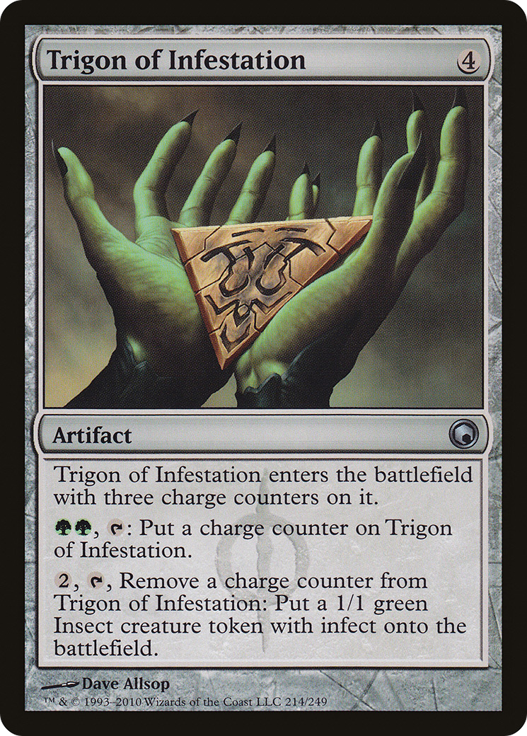 Trigon of Infestation (SOM-214) [Scars of Mirrodin] MTG Single Wizards of the Coast
