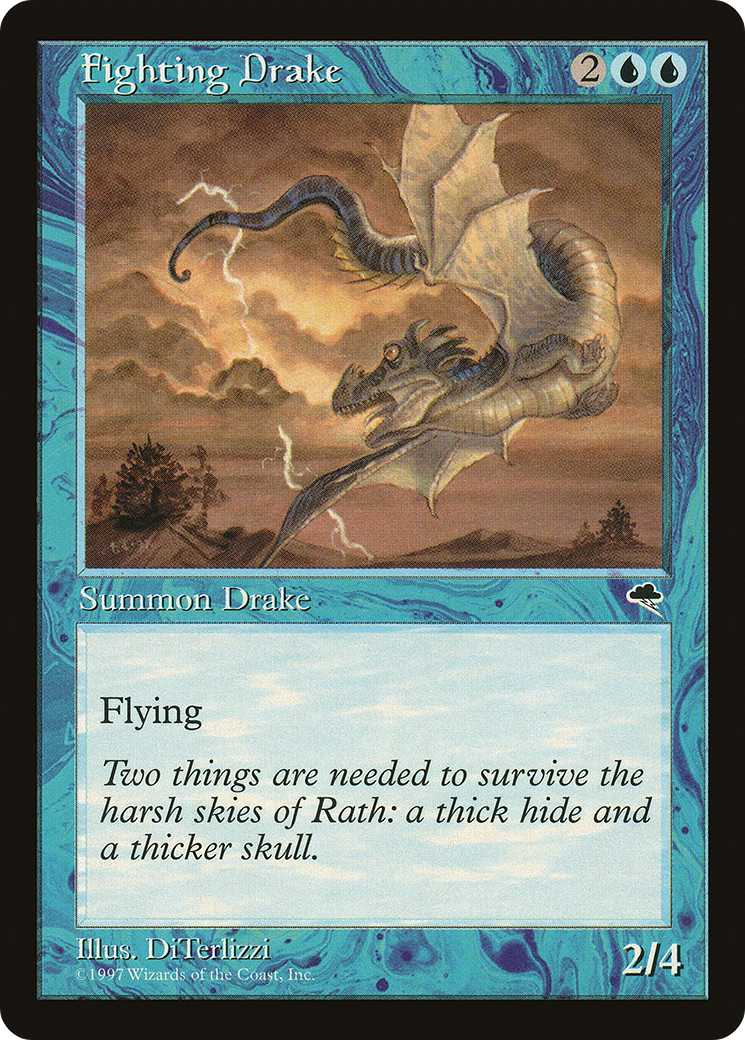Fighting Drake (TMP-063) [Tempest] MTG Single Wizards of the Coast
