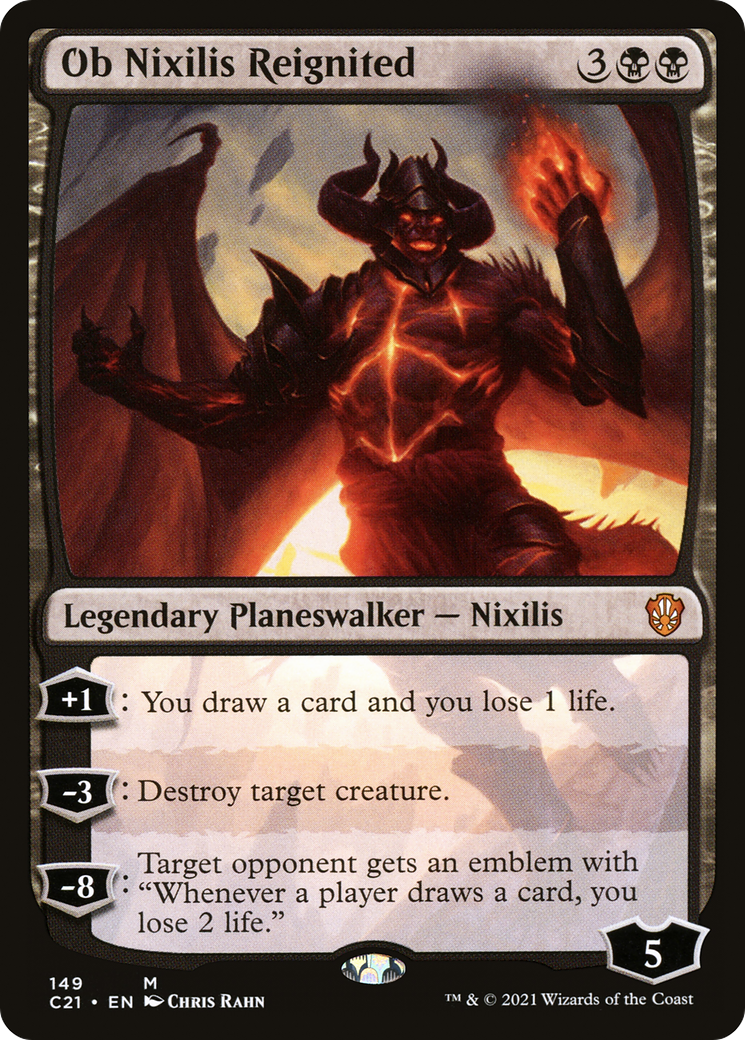 Ob Nixilis Reignited (C21-149) [Commander 2021] MTG Single Wizards of the Coast