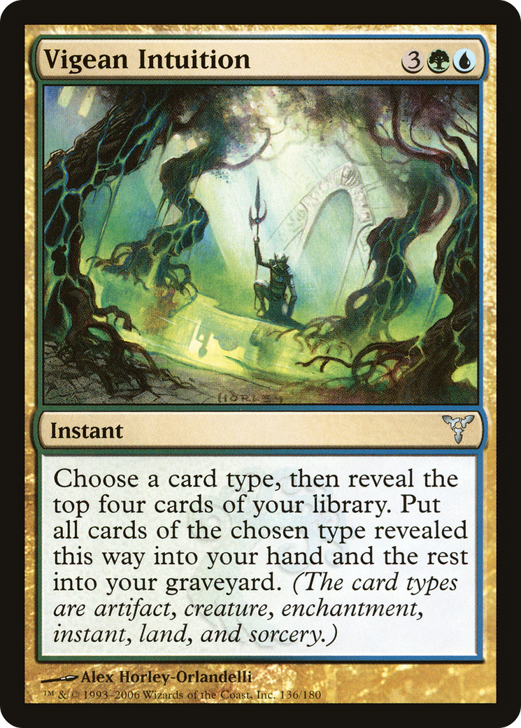 Vigean Intuition (DIS-136) [Dissension] Foil MTG Single Wizards of the Coast