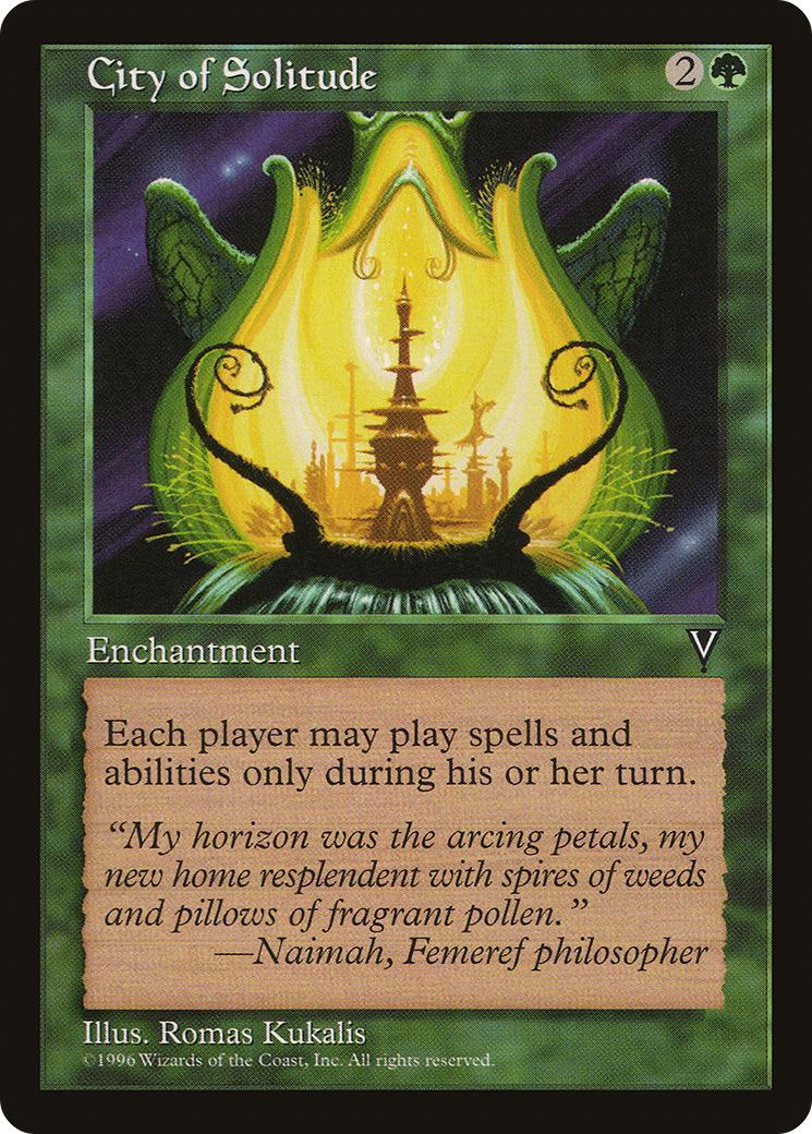 City of Solitude (VIS-) [Visions] MTG Single Wizards of the Coast