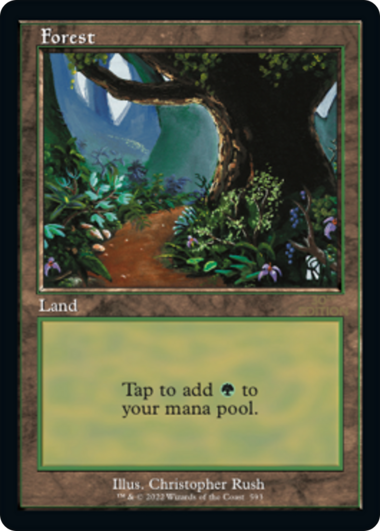 Forest (30A-593) [30th Anniversary Edition] MTG Single Wizards of the Coast
