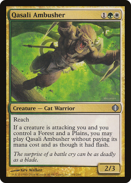 Qasali Ambusher (ALA-184) [Shards of Alara] MTG Single Wizards of the Coast