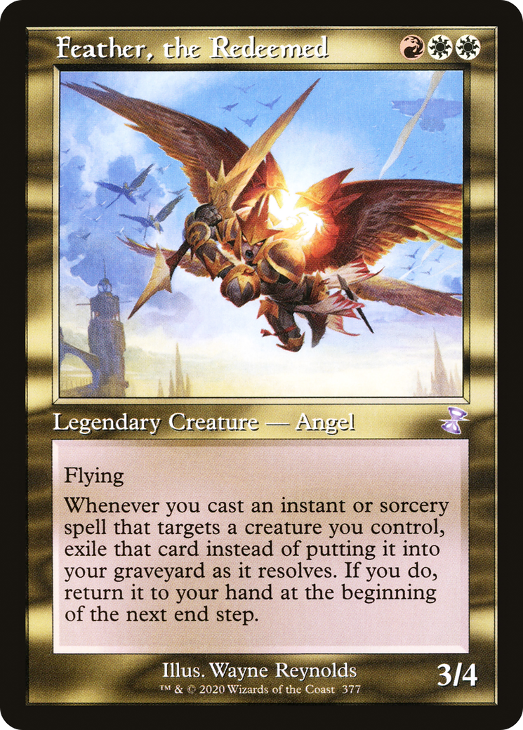 Feather, the Redeemed (TSR-377) [Time Spiral Remastered] Foil MTG Single Wizards of the Coast