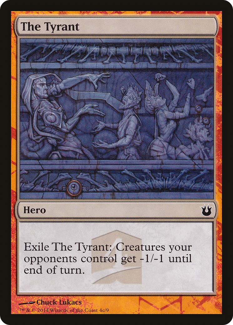 The Tyrant (HERO-) [Born of the Gods Hero's Path] MTG Single Wizards of the Coast