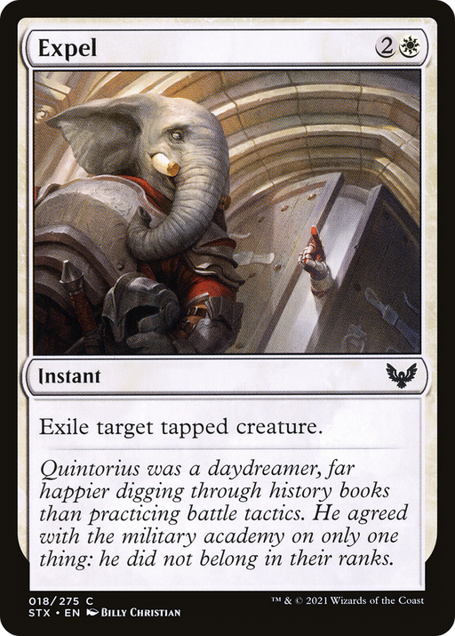 Expel (STX-018) [Strixhaven: School of Mages] MTG Single Wizards of the Coast
