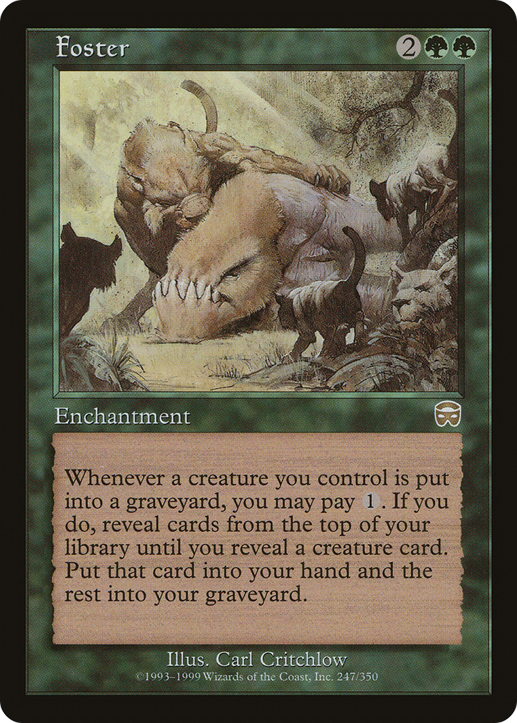 Foster (MMQ-247) [Mercadian Masques] MTG Single Wizards of the Coast