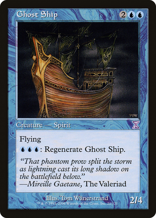 Ghost Ship (TSB-021) [Time Spiral Timeshifted] MTG Single Wizards of the Coast