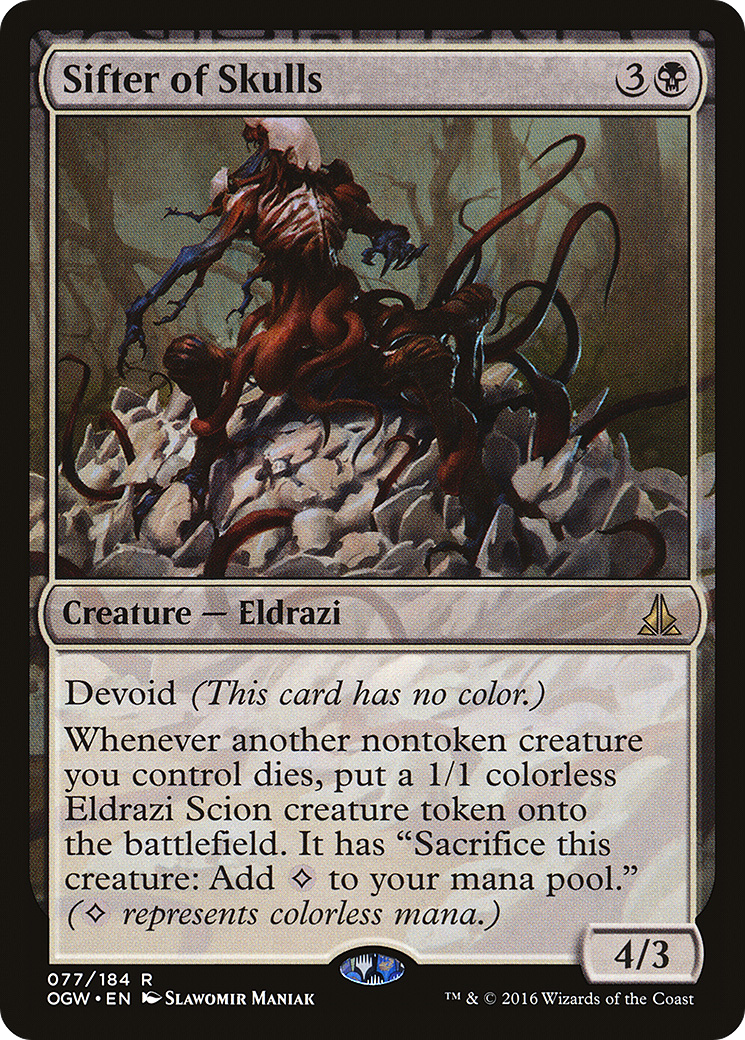 Sifter of Skulls (OGW-077) [Oath of the Gatewatch] Foil MTG Single Wizards of the Coast