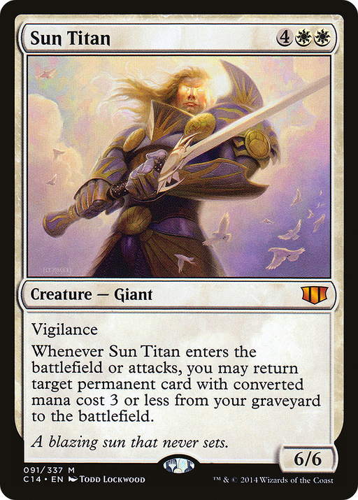 Sun Titan (C14-091) [Commander 2014] MTG Single Wizards of the Coast