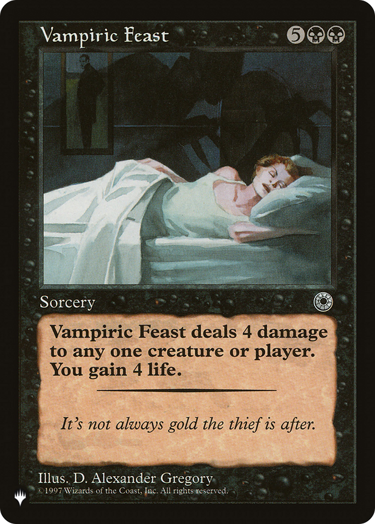 Vampiric Feast (LIST-POR-114) [Mystery Booster] The List MTG Single Wizards of the Coast