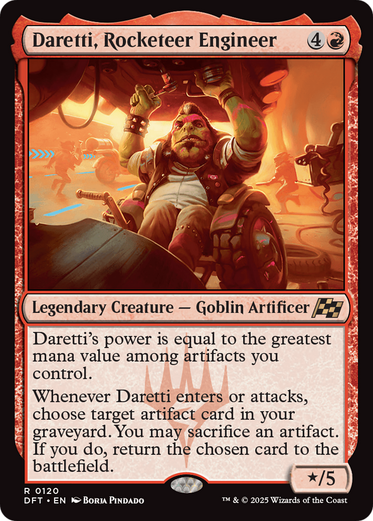 Daretti, Rocketeer Engineer (DFT-120) [Aetherdrift] MTG Single Wizards of the Coast