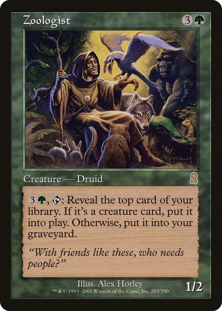 Zoologist (ODY-285) [Odyssey] MTG Single Wizards of the Coast