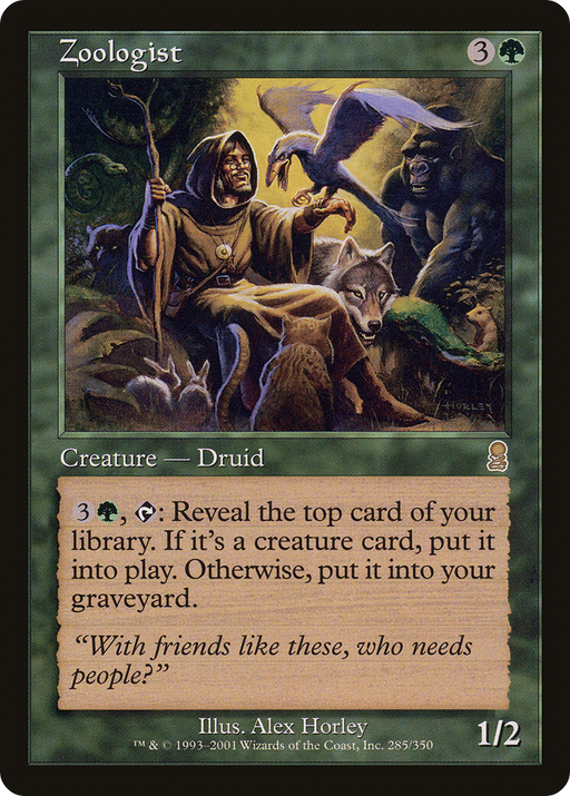 Zoologist (ODY-285) [Odyssey] MTG Single Wizards of the Coast
