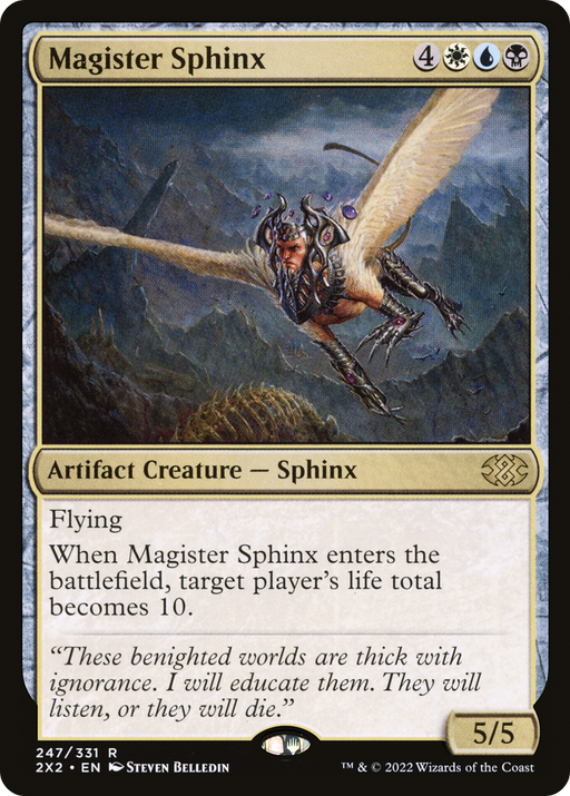 Magister Sphinx (2X2-247) [Double Masters 2022] MTG Single Wizards of the Coast