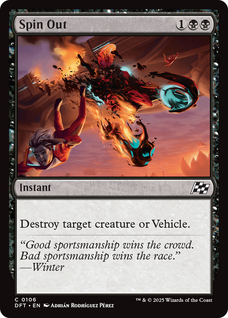 Spin Out (DFT-106) [Aetherdrift] MTG Single Wizards of the Coast