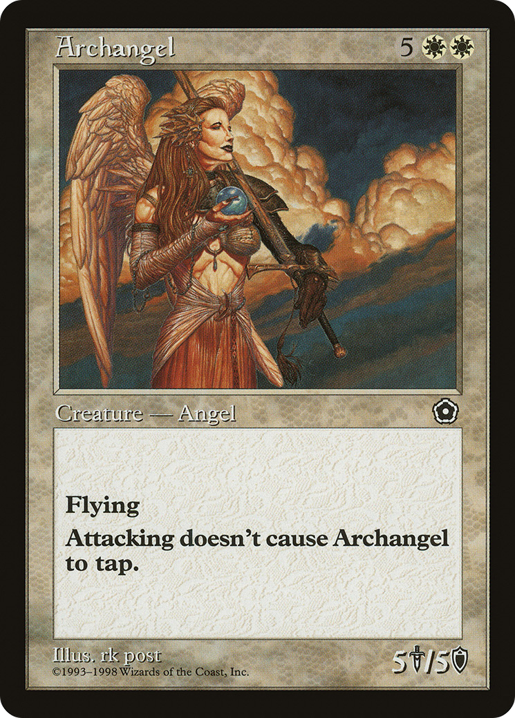 Archangel (P02-) [Misc] Portal Second Age MTG Single Wizards of the Coast