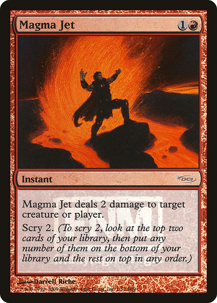 Magma Jet (FNM-) [Misc] Friday Night Magic 2009 Foil MTG Single Wizards of the Coast