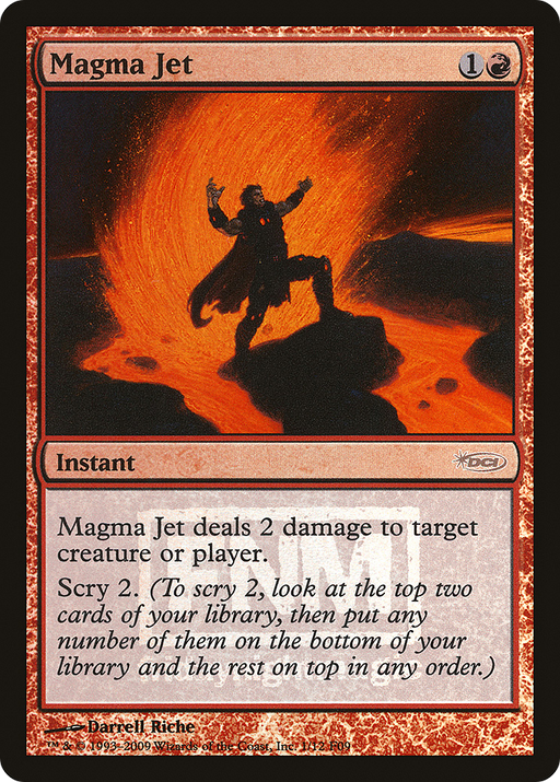 Magma Jet (FNM-) [Misc] Friday Night Magic 2009 Foil MTG Single Wizards of the Coast