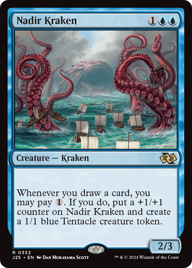 Nadir Kraken (J25-332) [Foundations Jumpstart] MTG Single Wizards of the Coast