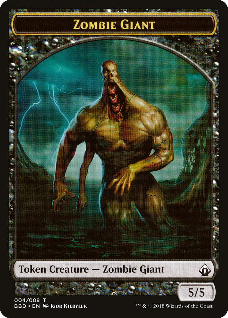Zombie Giant Token (BBD-004) [Tokens] Battlebond Tokens MTG Single Wizards of the Coast