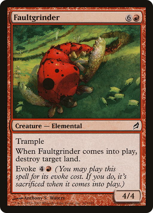 Faultgrinder (LRW-163) [Lorwyn] MTG Single Wizards of the Coast