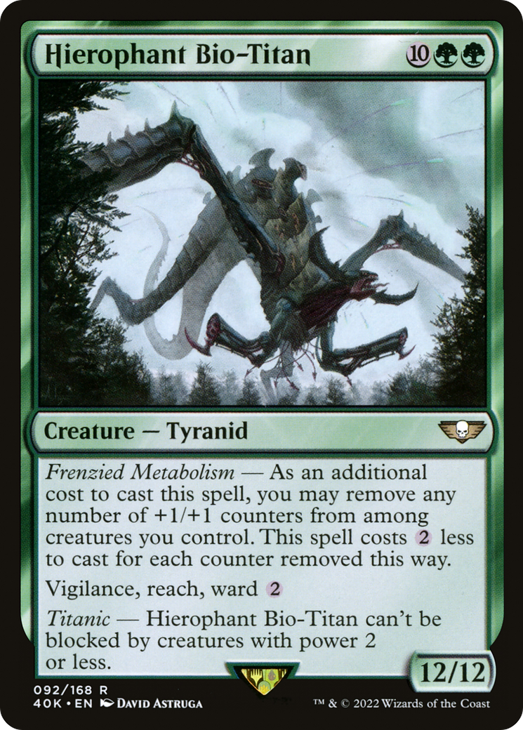 Hierophant Bio-Titan (40K-092) [Warhammer 40,000 Commander] MTG Single Wizards of the Coast