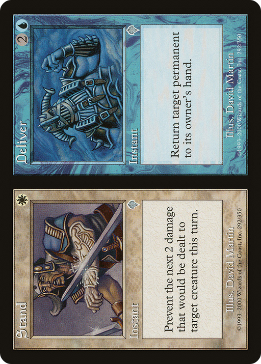 Stand // Deliver (INV-292) [Invasion] MTG Single Wizards of the Coast