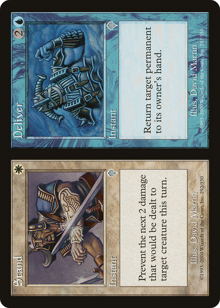 Stand // Deliver (INV-292) [Invasion] Foil MTG Single Wizards of the Coast