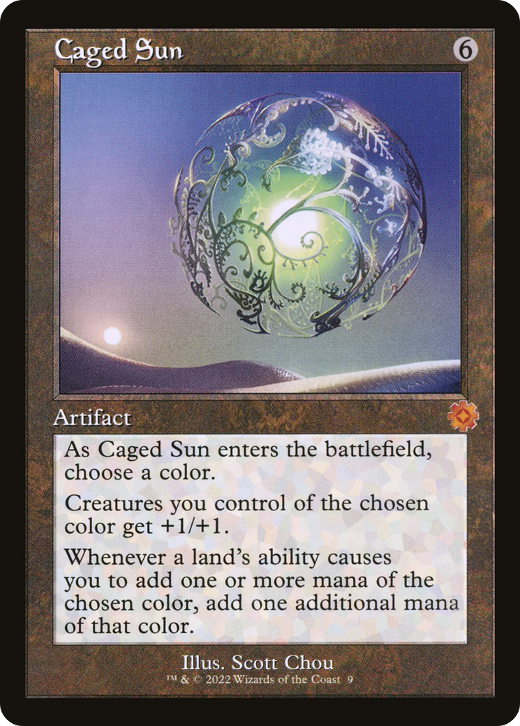 Caged Sun (BRR-009) [The Brothers' War Retro Artifacts] MTG Single Wizards of the Coast