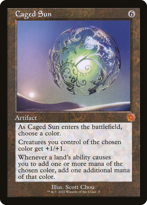 Caged Sun (BRR-009) [The Brothers' War Retro Artifacts] MTG Single Wizards of the Coast