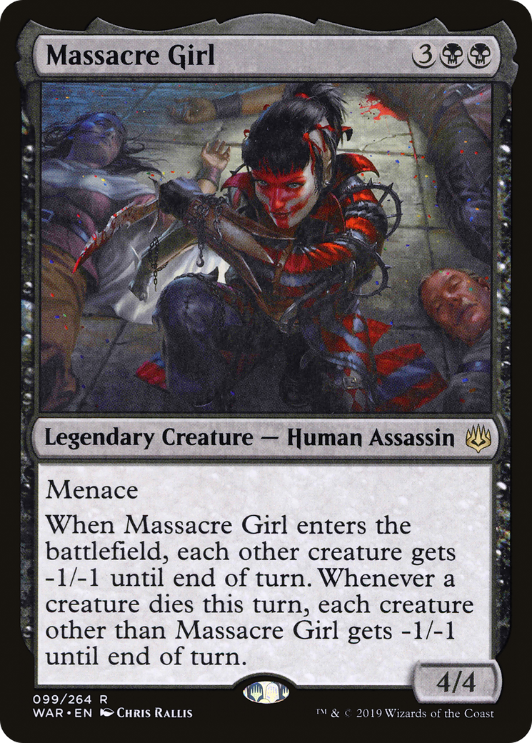 Massacre Girl (WAR-099) [War of the Spark] Foil MTG Single Wizards of the Coast