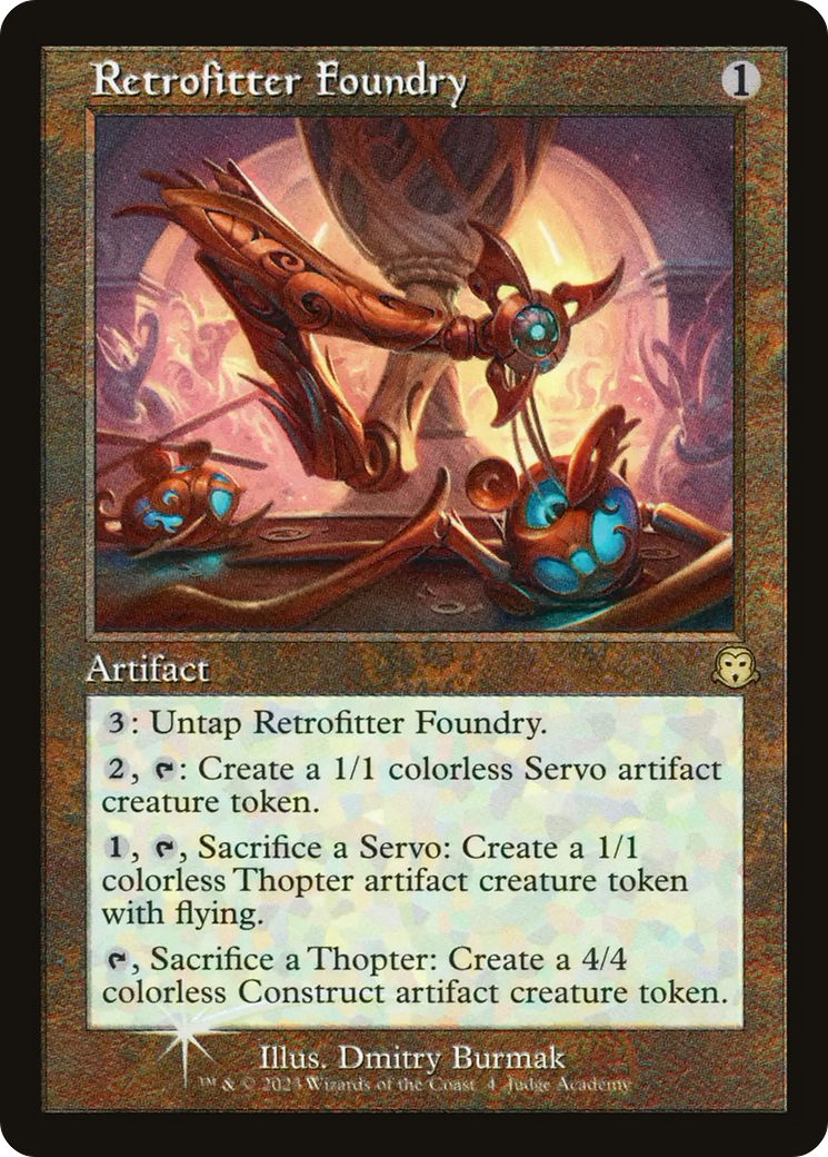 Retrofitter Foundry (JDG-004) [Misc] Judge Gift Cards 2023 Foil MTG Single Wizards of the Coast