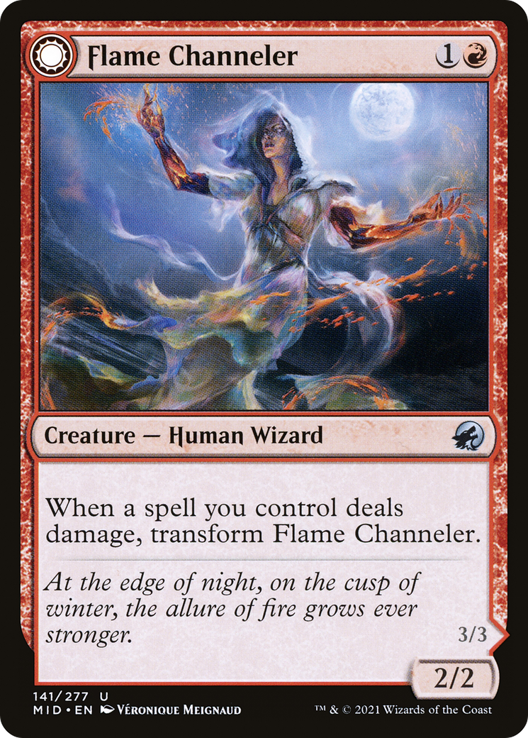 Flame Channeler (MID-141) [Innistrad: Midnight Hunt] Foil MTG Single Wizards of the Coast