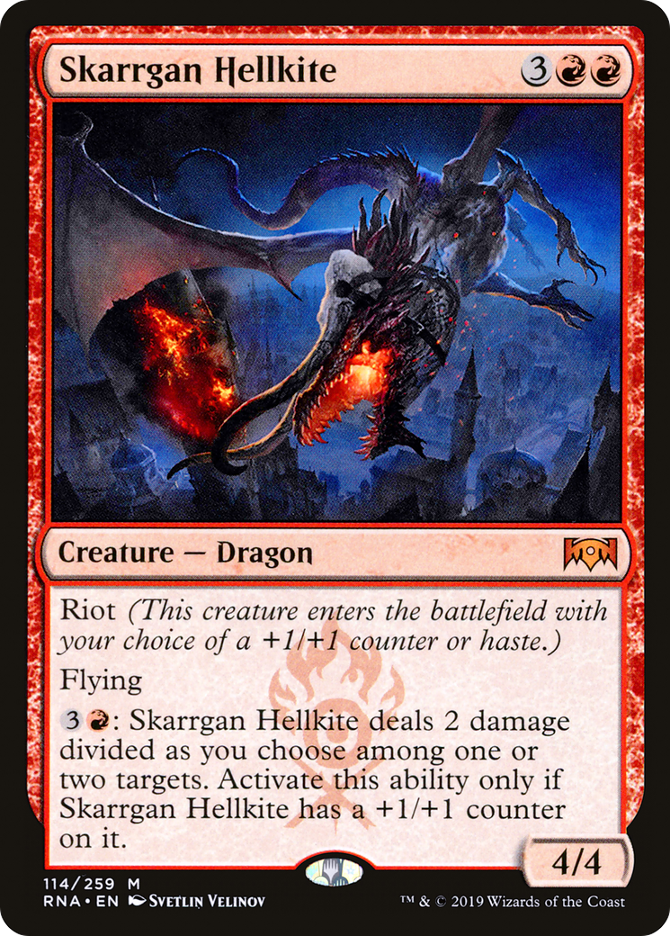 Skarrgan Hellkite (RNA-114) [Ravnica Allegiance] Foil MTG Single Wizards of the Coast