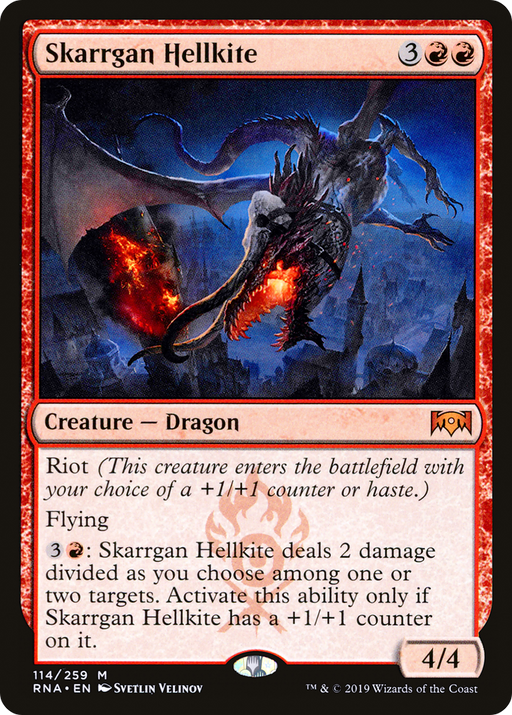 Skarrgan Hellkite (RNA-114) [Ravnica Allegiance] Foil MTG Single Wizards of the Coast