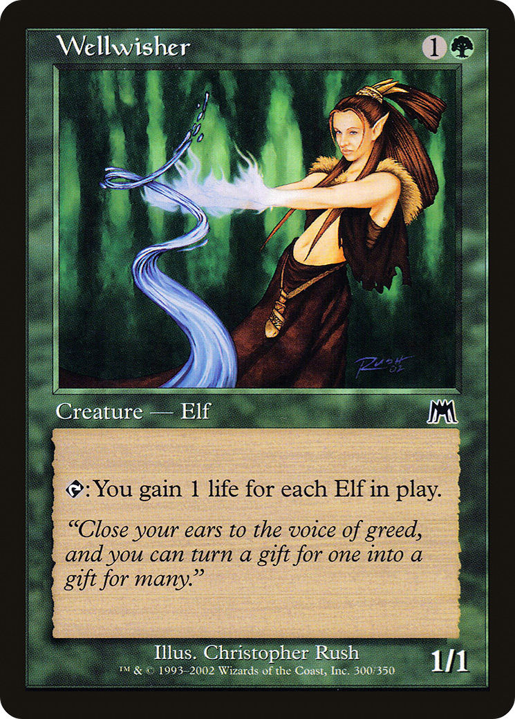 Wellwisher (ONS-300) [Onslaught] MTG Single Wizards of the Coast