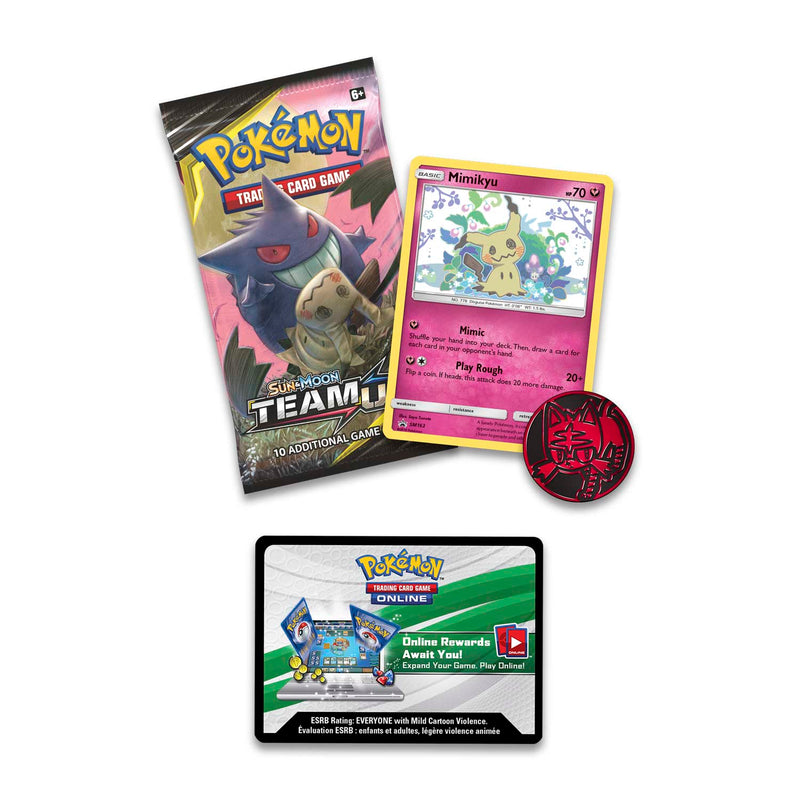 Pokémon Sun & Moon: Base Set - Checklane Team Up Blister (Mimikyu) Pokemon Sealed Pokémon