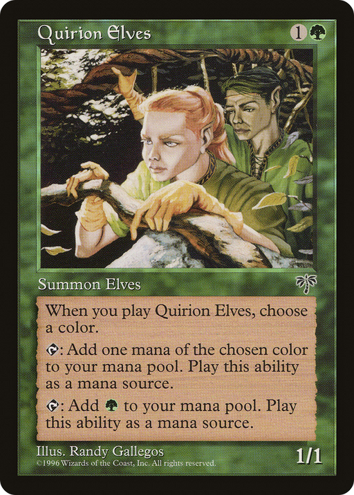 Quirion Elves (MIR-234) [Mirage] MTG Single Wizards of the Coast