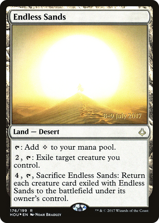 Endless Sands (PRE-176) [Hour of Devastation Promos] Foil MTG Single Wizards of the Coast