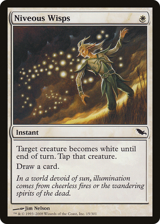 Niveous Wisps (SHM-015) [Shadowmoor] MTG Single Wizards of the Coast