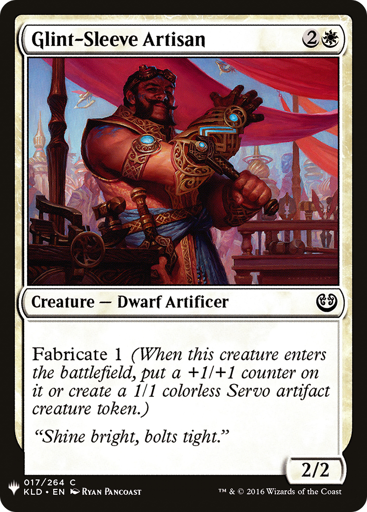 Glint-Sleeve Artisan (LIST-KLD-17) [Mystery Booster] The List MTG Single Wizards of the Coast