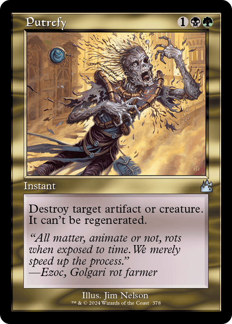 Putrefy (RVR-378) [Ravnica Remastered] MTG Single Wizards of the Coast