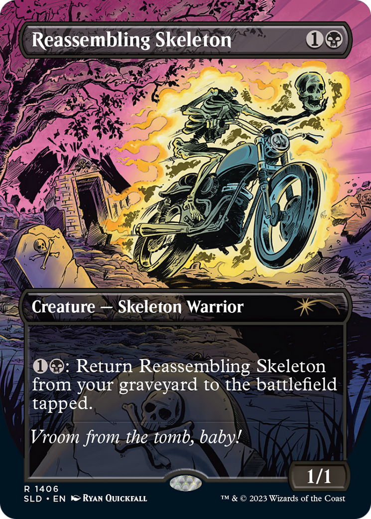 Reassembling Skeleton (SLD-1406) [Secret Lair] Drop (Borderless) MTG Single Wizards of the Coast