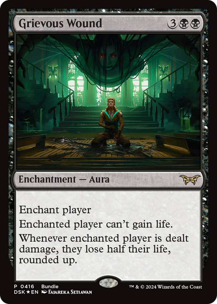 Grievous Wound (DSK Bundle) (UMP-416) [Duskmourn: House of Horror] Foil MTG Single Wizards of the Coast